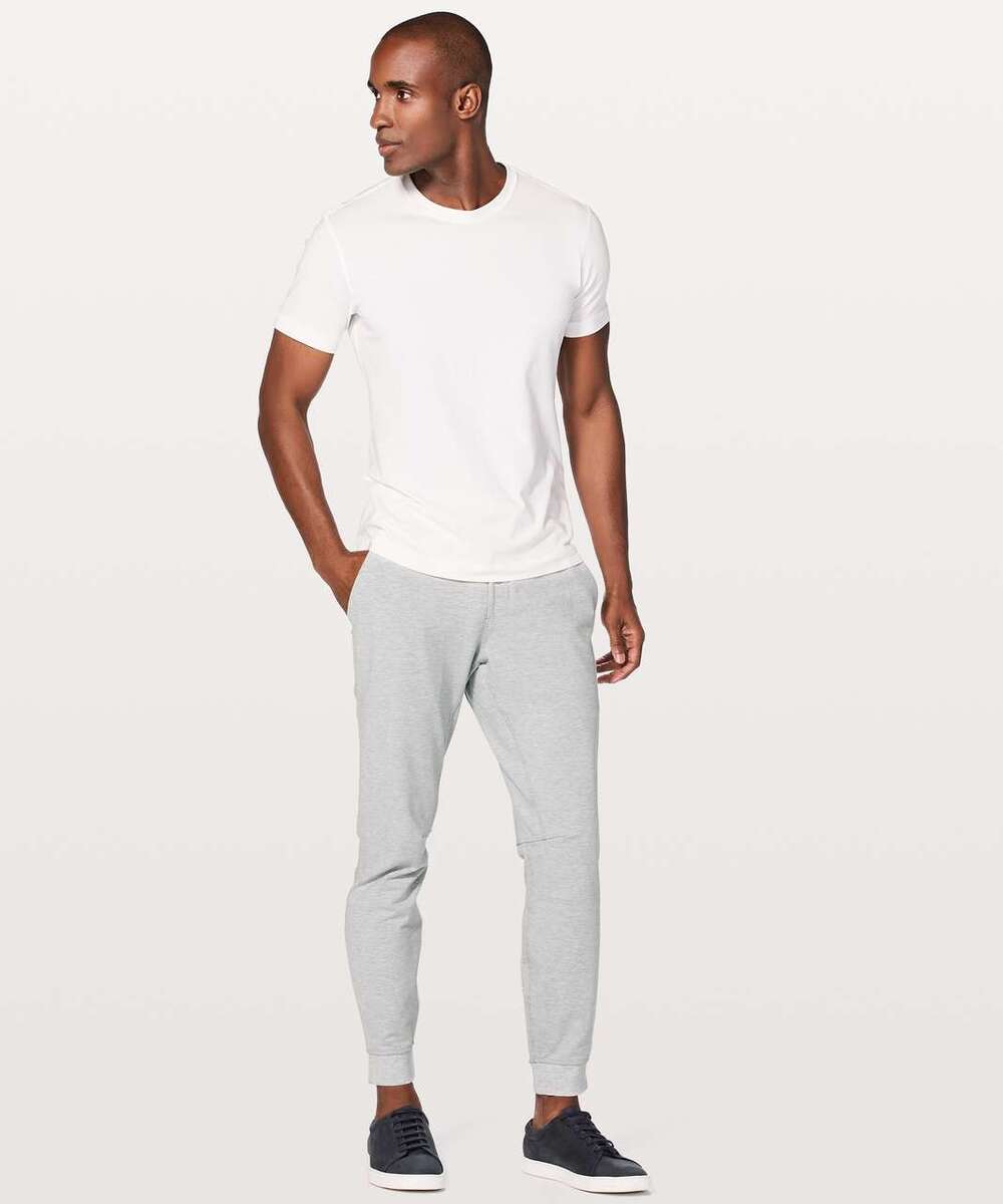Lululemon City Sweat Jogger *29" Heathered Ultra Light Grey Size XL